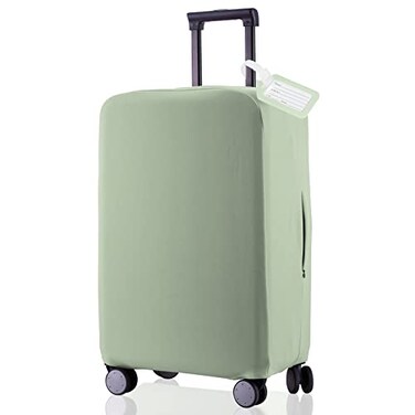 RainVillage Travel Luggage Cover ScratchResistant Fit 1931 Inch Suitcase Protector Cyan S1921 inch