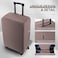 RainVillage Travel Luggage Cover ScratchResistant Fit 1931 Inch Suitcase Protector Khaki M2425 inch