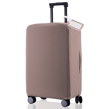 RainVillage Travel Luggage Cover ScratchResistant Fit 1931 Inch Suitcase Protector Khaki M2425 inch