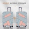 RainVillage Travel Luggage Cover ScratchResistant Fit 1931 Inch Suitcase Protector Not Included FS007 M2425inch