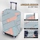 RainVillage Travel Luggage Cover ScratchResistant Fit 1931 Inch Suitcase Protector Not Included FS007 M2425inch