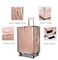 RF REENFAYA Clear Luggage Cover 3Pack Waterproof PVC Protector for Suitcases Thickened Fits 20 24 28