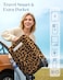 Slohif Luggage Cover for Suitcase Tsa Approved Protector Leopard Luggage Sleeve Large Suit Case Cover Travel Stretch Baggage Case Protective Washable Fit 3132 Inch
