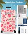 Slohif Luggage Cover for Suitcase Tsa Approved Protector Luggage Sleeve Large Suit Case Cover Travel Stretch Baggage Case Protective Washable Fit 1832 Inch Strawberries M