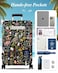 Slohif Luggage Cover for Suitcase Tsa Approved Protector Luggage Sleeve Large Suit Case Cover Travel Stretch Baggage Case Protective Washable Fit 2123 Inch Flower S