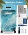 Slohif Luggage Cover for Suitcase Tsa Approved Protector Luggage Sleeve Large Suit Case Cover Travel Stretch Baggage Case Protective Washable Fit 2123 Inch Sea Wave S
