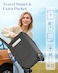 Slohif Luggage Cover for Suitcase Tsa Approved Protector Luggage Sleeve Suit Case Cover Travel Stretch Large Baggage Case Protective Washable Fit 2427 Inch Gray