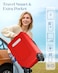 Slohif Luggage Cover for Suitcase Tsa Approved Protector Luggage Sleeve Suit Case Cover Travel Stretch Large Baggage Case Protective Washable Fit 2427 Inch Red