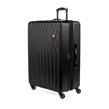 SwissGear 8018 Expandable Luggage Hard Shell Large Luggage with Spinner Wheels