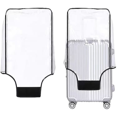 TEYUN Clear PVC Suitcase Cover Protectors Protective Luggage Cover for Travel 20 inch