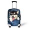 HW Travel Luggage Cover Brilliant Colors Spandex Luggage Protector M 2226 Cover Pocket dog