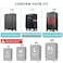 TRAVELKIN more Travelkin Luggage Covers For Suitcase Tsa ApprovedSuitcase Cover Protector Fit 1821 Inch Luggage