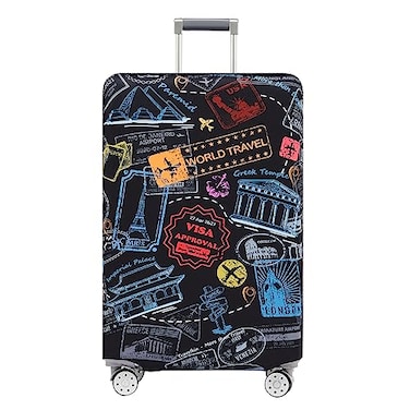 TRAVELKIN more Travelkin Luggage Covers For Suitcase Tsa ApprovedSuitcase Cover Protector Fit 1832 Inch Luggage