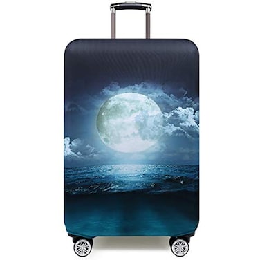 TRAVELKIN more TRAVELKIN Travel Elastic Spandex Suitcase Protector Case 18242832 Inch Suitcase Protective Cover Thickened and Washable Luggage Cover L2528 luggage Moonlight
