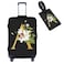 Tuizumy Decorative A Suitcase Protectors Elastic Washable Luggage Covers With Concealed Zippers For 1832 Inch Luggage Size S Fits 1821 Inch