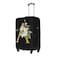 Tuizumy Decorative A Suitcase Protectors Elastic Washable Luggage Covers With Concealed Zippers For 1832 Inch Luggage Size S Fits 1821 Inch
