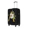 Tuizumy Decorative A Suitcase Protectors Elastic Washable Luggage Covers With Concealed Zippers For 1832 Inch Luggage Size S Fits 1821 Inch