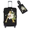 Tuizumy Decorative A Suitcase Protectors Elastic Washable Luggage Covers With Concealed Zippers For 1832 Inch Luggage Size S Fits 1821 Inch