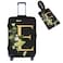 Tuizumy Decorative E Suitcase Protectors Elastic Washable Luggage Covers With Concealed Zippers For 1832 Inch Luggage Size S Fits 1821 Inch