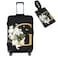 Tuizumy Decorative G Suitcase Protectors Elastic Washable Luggage Covers With Concealed Zippers For 1832 Inch Luggage Size S Fits 1821 Inch