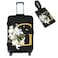 Tuizumy Decorative G Suitcase Protectors Elastic Washable Luggage Covers With Concealed Zippers For 1832 Inch Luggage Size S Fits 1821 Inch