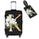 Tuizumy Decorative K Suitcase Protectors Elastic Washable Luggage Covers With Concealed Zippers For 1832 Inch Luggage Size S Fits 1821 Inch