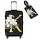 Tuizumy Decorative K Suitcase Protectors Elastic Washable Luggage Covers With Concealed Zippers For 1832 Inch Luggage Size S Fits 1821 Inch