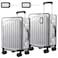 WSSROGY 2 Pack 30 Inch Clear PVC Suitcase Cover Protectors Transparent Waterproof Dustproof and AntiScratch for Wheeled Luggage Travel