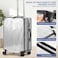 WSSROGY 2 Pack 30 Inch Clear PVC Suitcase Cover Protectors Transparent Waterproof Dustproof and AntiScratch for Wheeled Luggage Travel