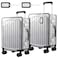 WSSROGY 2 Pack 30 Inch Clear PVC Suitcase Cover Protectors Transparent Waterproof Dustproof and AntiScratch for Wheeled Luggage Travel