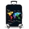 WUJIAONIAO Travel Luggage Cover Baggage Suitcase Cover Protector Skins 1832 Inch map S for 1820 inch luggage