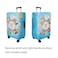 WUJIAONIAO Travel Luggage Cover Baggage Suitcase Cover Protector Skins 1832 Inch ocean L for 2528 inch luggage