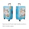 WUJIAONIAO Travel Luggage Cover Baggage Suitcase Cover Protector Skins 1832 Inch ocean L for 2528 inch luggage