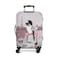 Xidingyue African American Luggage Cover Washable Women Pink And Grey On Beach Eiffel Tower Suitcase Protector Spandex Luggage Cover Fit 1820 Inch