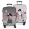 Xidingyue African American Luggage Cover Washable Women Pink And Grey On Beach Eiffel Tower Suitcase Protector Spandex Luggage Cover Fit 1820 Inch