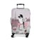 Xidingyue African American Luggage Cover Washable Women Pink And Grey On Beach Eiffel Tower Suitcase Protector Spandex Luggage Cover Fit 1820 Inch
