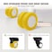XYOFUN Luggage Wheel Covers Upgraded 8Pack Anti Dust Scratch Noise Reduction Carry OnTravel Suitcase Wheel Protector For 224 wheels Yellow