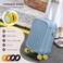 XYOFUN Luggage Wheel Covers Upgraded 8Pack Anti Dust Scratch Noise Reduction Carry OnTravel Suitcase Wheel Protector For 224 wheels Yellow