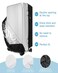 Yotako Upgraded Double Zippered Transparent PVC Suitcase Cover No Disassembly Required Clear Luggage Protector for Suitcase Luggage Protector Cover 24