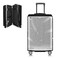 Yotako Upgraded Zippered Transparent PVC Suitcase Cover No Disassembly Required Clear Luggage Protector for Suitcase Luggage Protector Cover 24