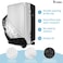 Yotako Upgraded Zippered Transparent PVC Suitcase Cover No Disassembly Required Clear Luggage Protector for Suitcase Luggage Protector Cover 24