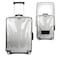 JZRSuitcase 30 Inch Clear Suitcase Cover for Luggage TSA Approved Heavy Duty Waterproof PVC Protector Prevents Scratches Damage for Wheeled Travel Luggage
