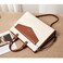 BOSTANTEN Briefcase for Women Laptop Tote 156 Inch Genuine Leather Handbag Work Bag Beige