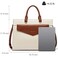 BOSTANTEN Briefcase for Women Laptop Tote 156 Inch Genuine Leather Handbag Work Bag Beige