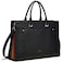 CLUCI Leather Briefcase for Women Laptop 156 Inch Professional Business Work Ladies Computer Handbag Shoulder Bag Twotoned Blue