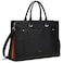 CLUCI Leather Briefcase for Women Laptop 156 Inch Professional Business Work Ladies Computer Handbag Shoulder Bag Twotoned Blue
