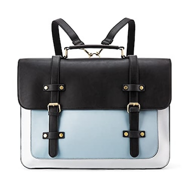 ECOSUSI Laptop Bag for Women Vegan Leather Messenger Purse Fashion Briefcase Backpack 156 inch Computer Satchel Handbag
