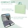 Ytonet Laptop Case 156 inch Laptop Sleeve with Handle TSA Water Resistant Computer Carrying Case Compatible for MacBook HP Dell Lenovo Asus Notebook Gifts for Men Women Mint Green