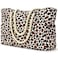 Becokan Beach Bag Large Beach Tote Bag for Women Waterproof Sandproof Swim Pool Bag With Zipper