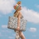 Becokan Beach Bag Large Beach Tote Bag for Women Waterproof Sandproof Swim Pool Bag With Zipper